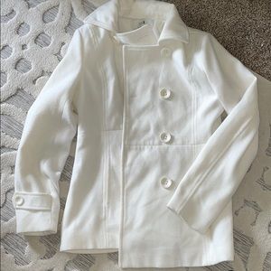 Cream winter Coat NWOT